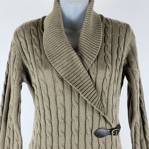 Calvin Klein Women's Cable Knit Sweater Dress